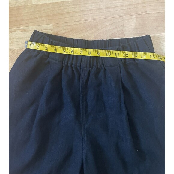 Elizabeth Suzann Set Georgia Tee Andy Trouser 100% Linen Size L/XL Black - Picture 12 of 14